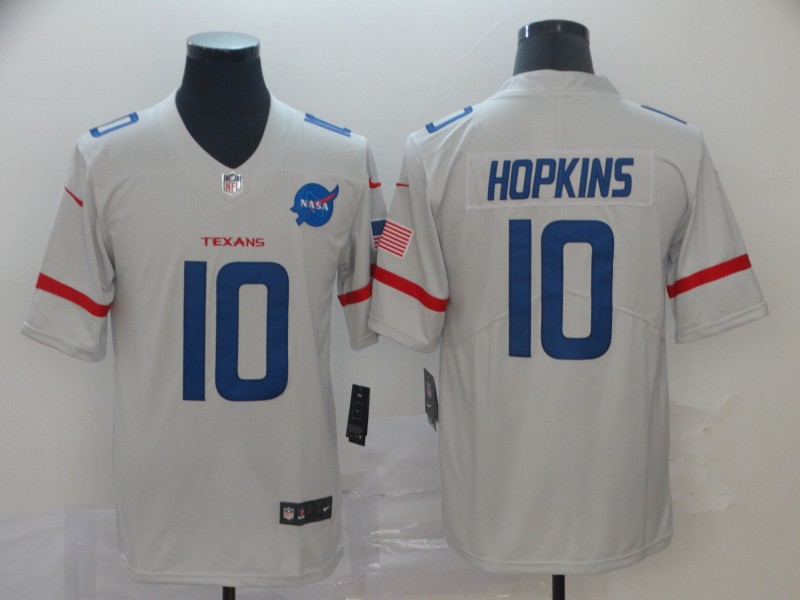 Men's Houston Texans DeAndre Hopkins #10 White City Edition Jersey